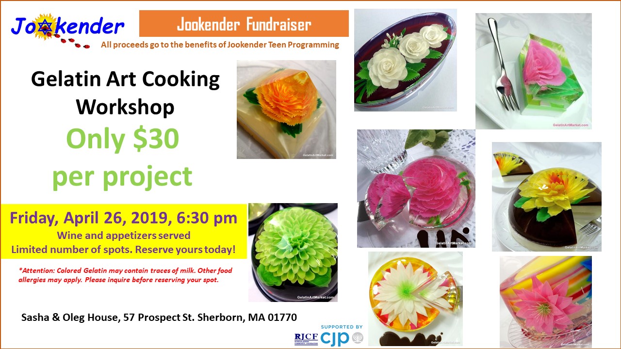 Gelatin Art Cooking Workshop - Jookender Fundraiser