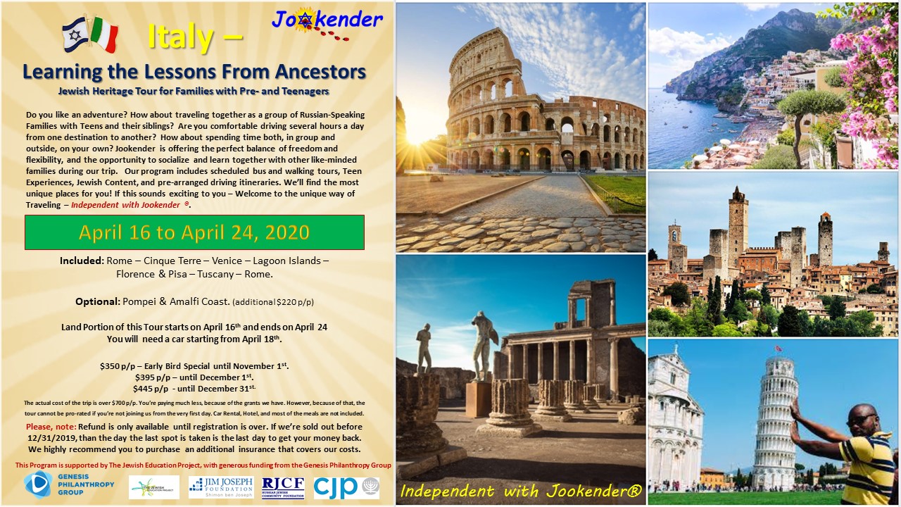 Independent with Jookender! - Italy - Learning the Lessons from Ancestors