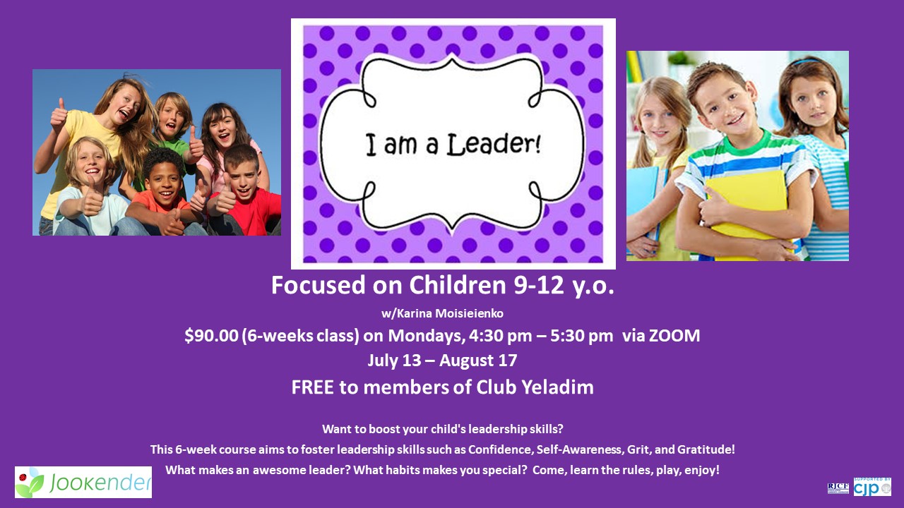 I am a Leader for 9-12 y.o.