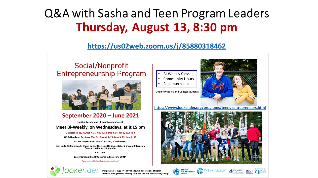 Q&A with Sasha and Teen Program Leaders