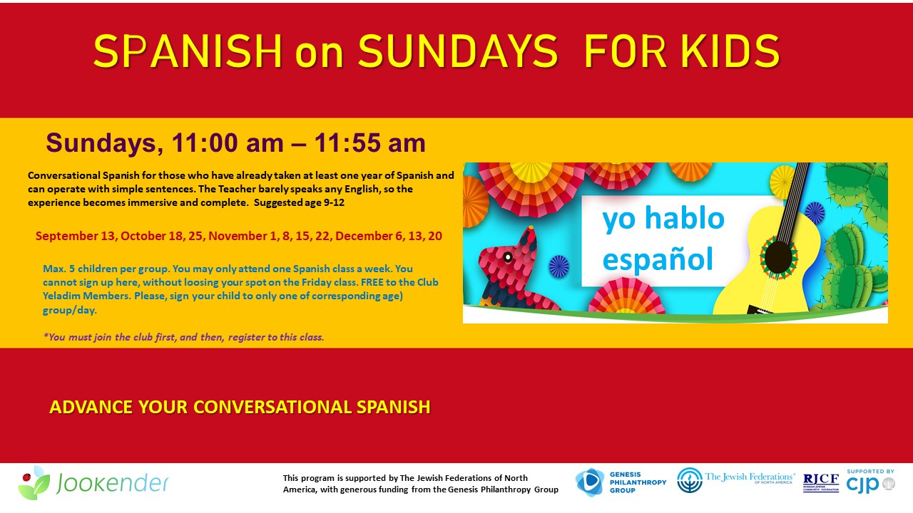 Advanced Spanish on Sundays for Children