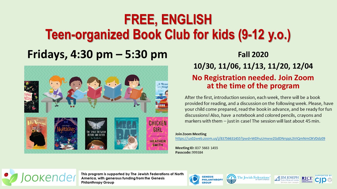 Teen-organized Book Club for Kids