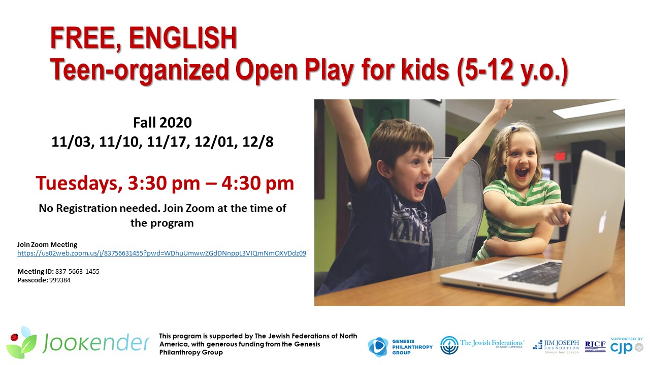 Teen-organized Open Play for Kids