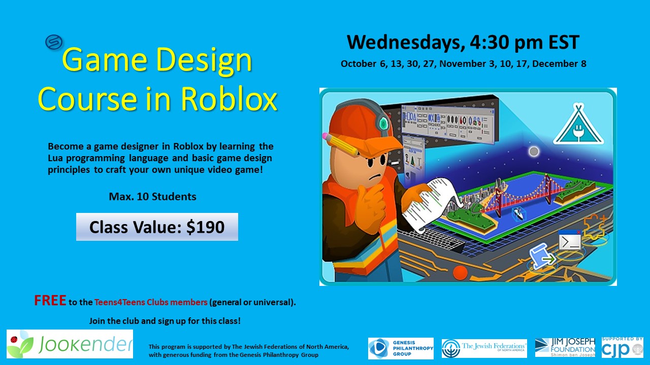 Game Design Course in Roblox