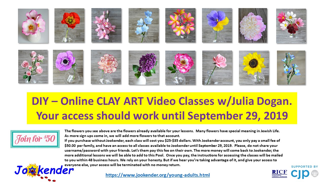 Online CLAY ART Video Classes with Yulia Dogan
