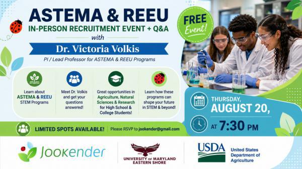 Astema & REEU In-Person Recruitment Event