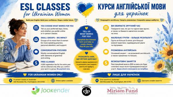 ESL Classes for Ukrainian Women