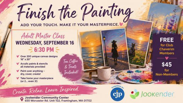 Finish the Painting: Adult Master Class