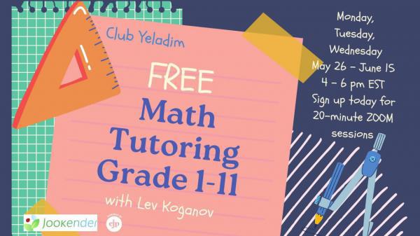 FREE Math Tutoring Grade 1-11