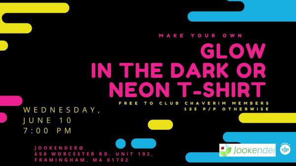 Make Your Own Glow in the Dark or Neon T-Shirt