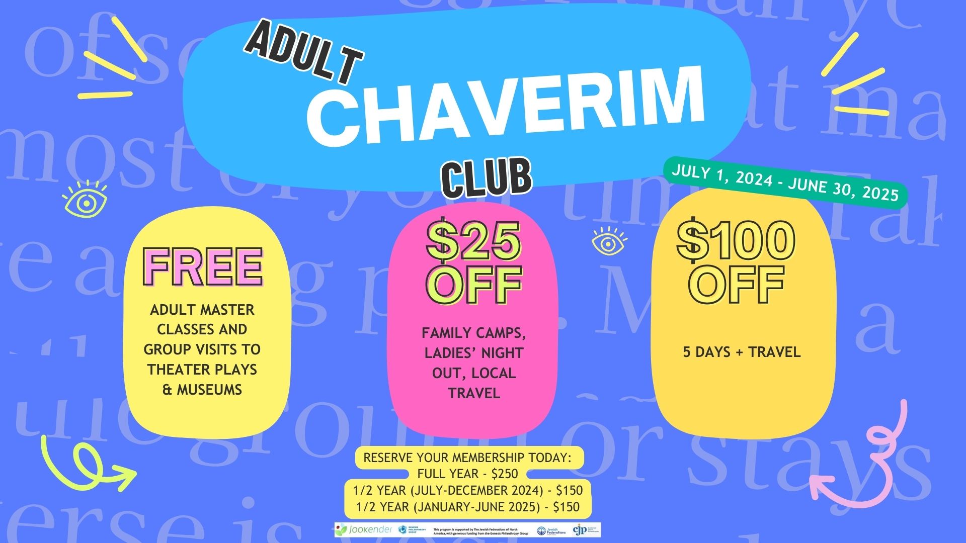 Adult 21+ Club "Chaverim"