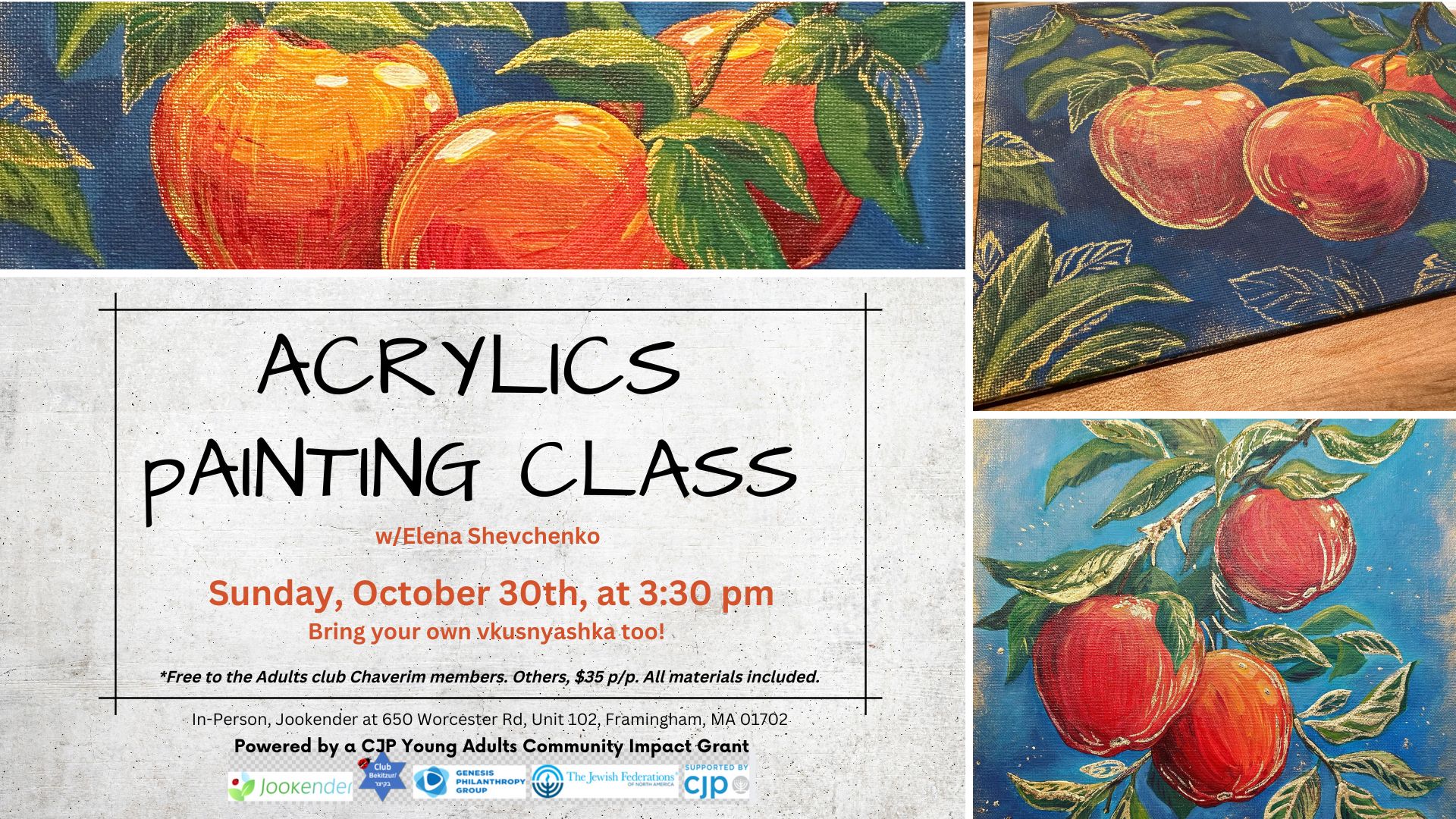 Acrylics Painting Class