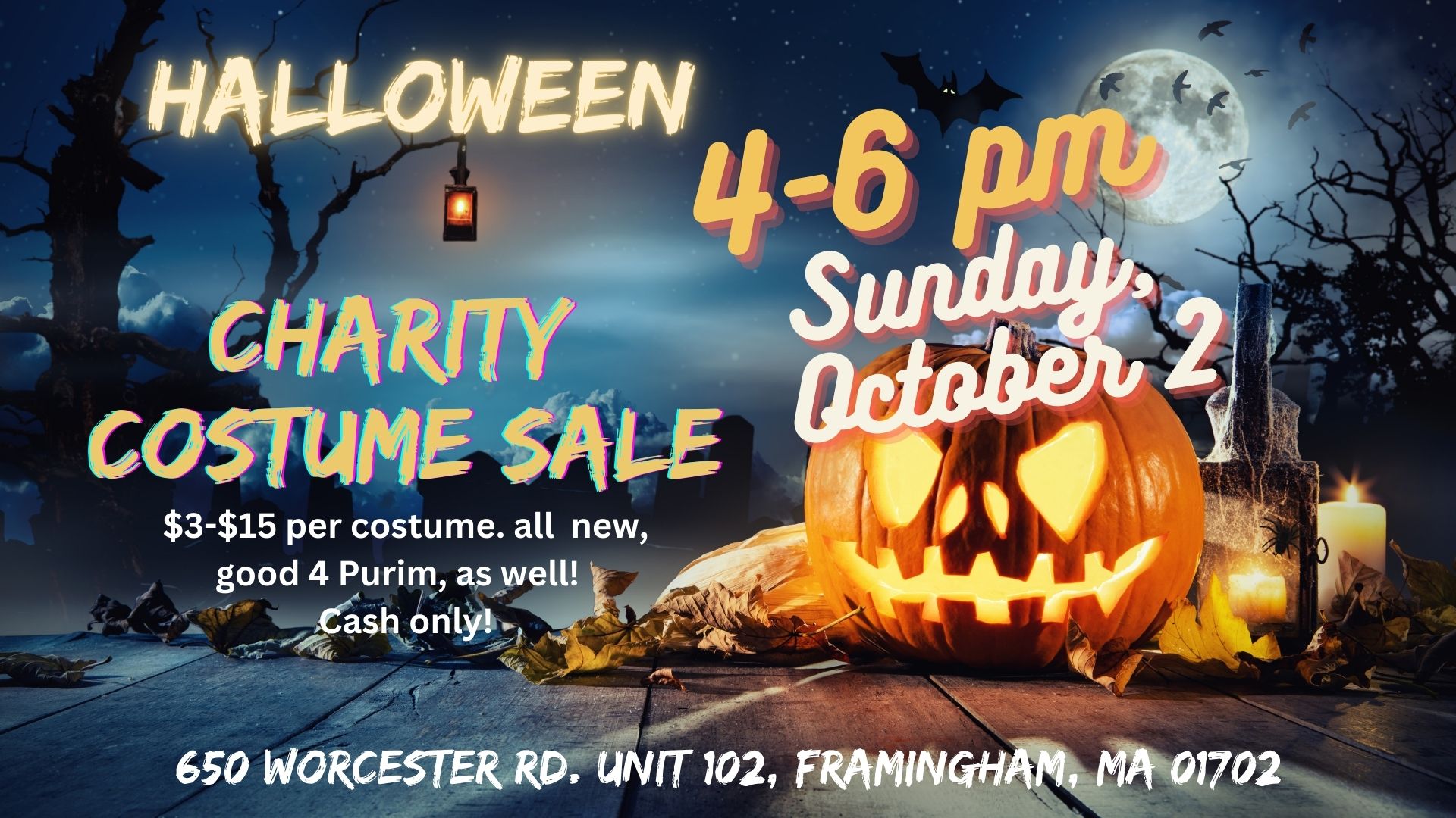 Halloween Charity Costume Sale