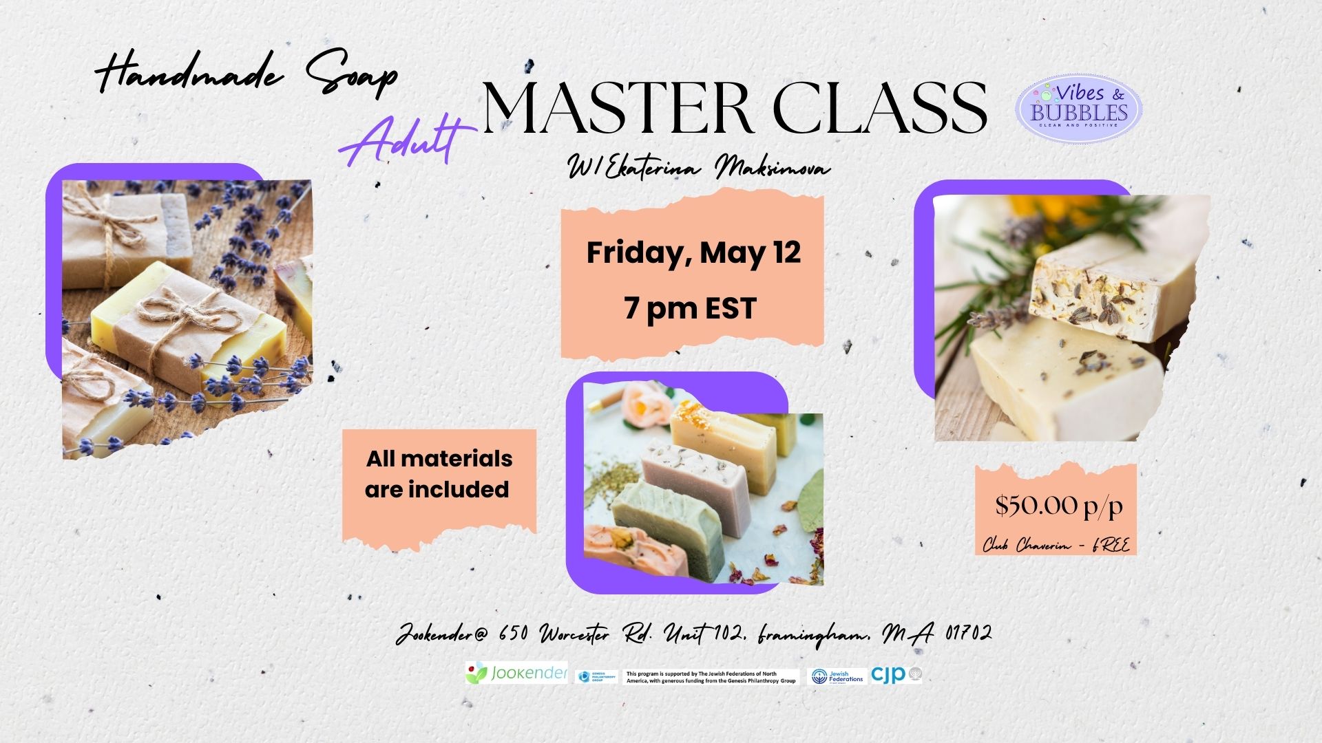 Handmade Soap Adult Master Class