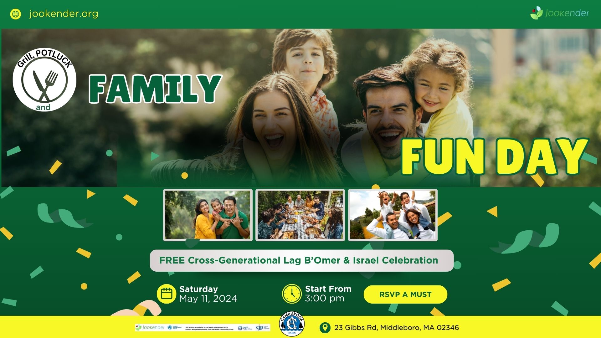 FREE Cross-Generational Lag B'Omer & Israel Celebration