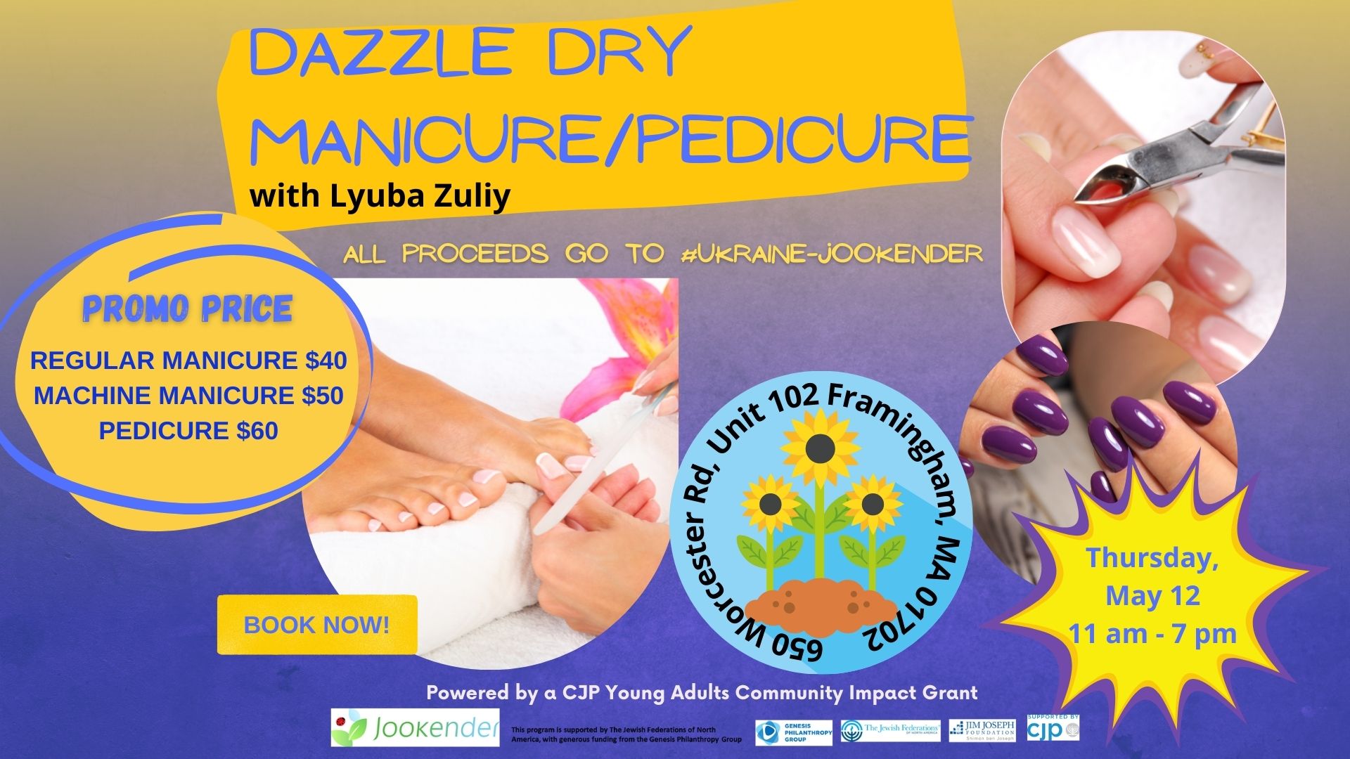 Dazzle Dry Manicure/Pedicure