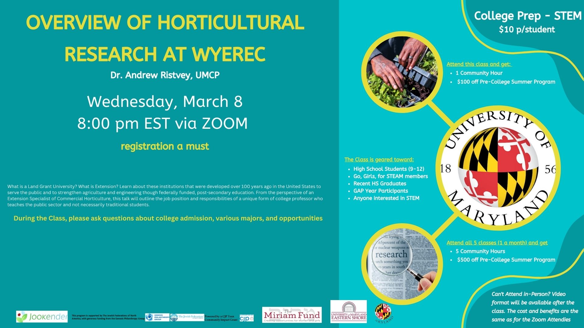 Overview of Horticultural Research at Wyerec