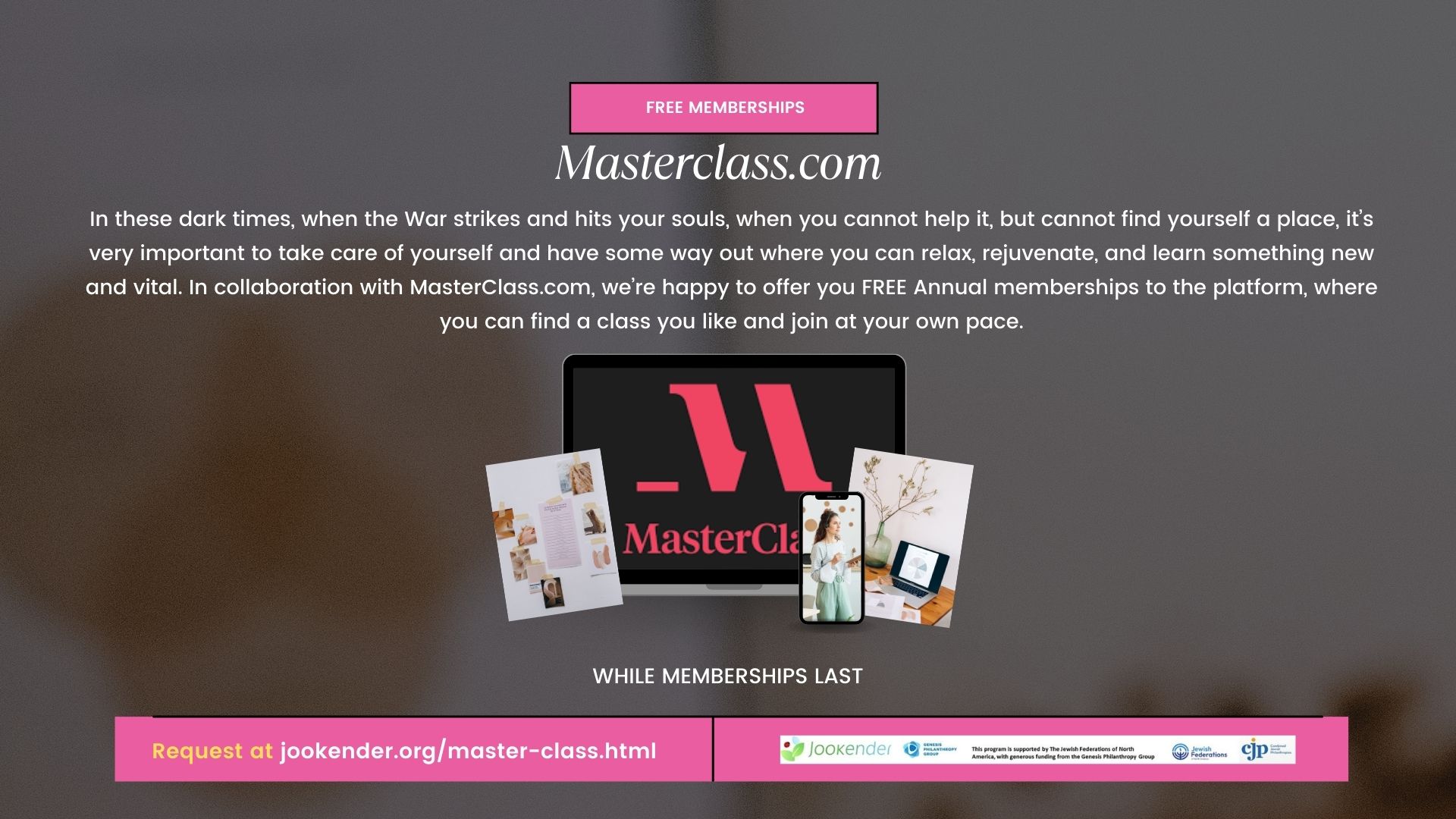 Masterclass.com FREE membership