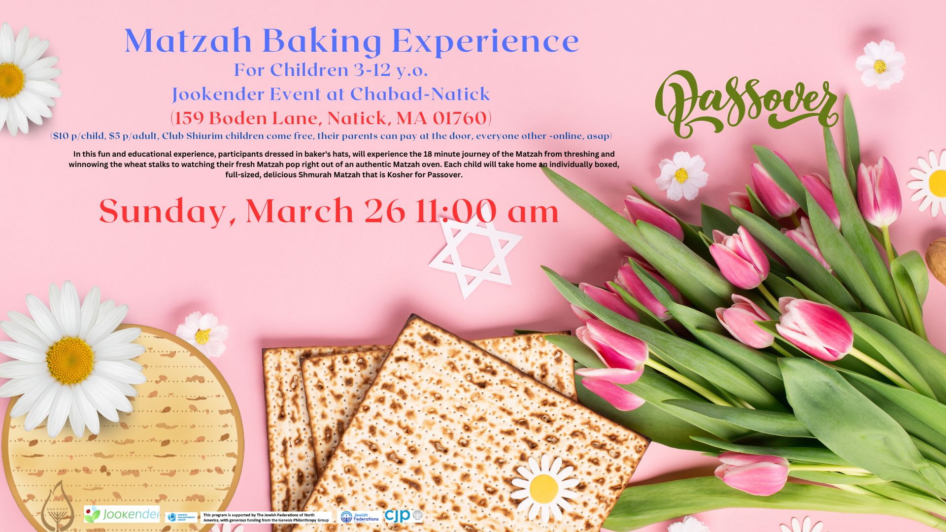 Matzah Baking Experience