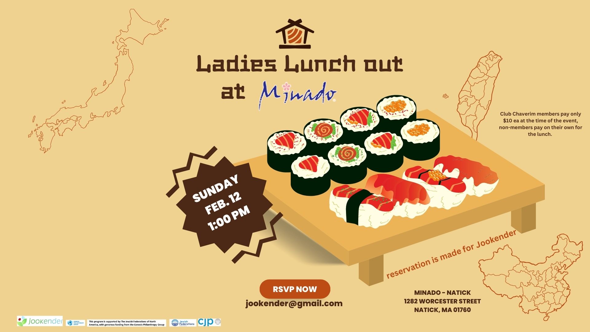 Ladies Lunch out at Minado