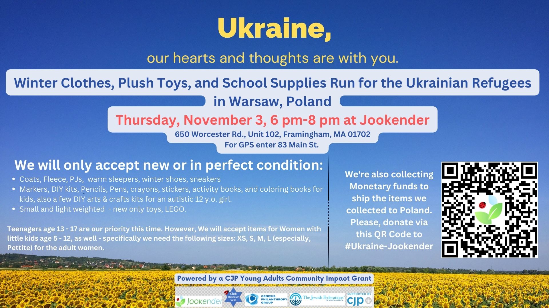 Help Ukrainian Refugees in Poland