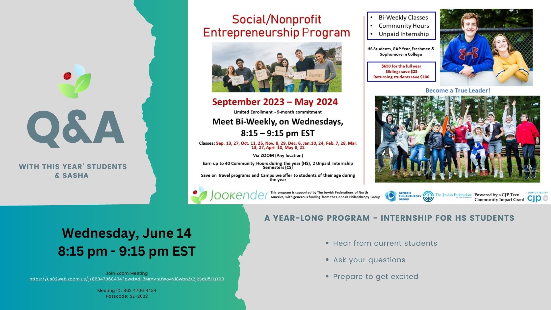 Q & A Social Entrepreneurship Program 2023-2024