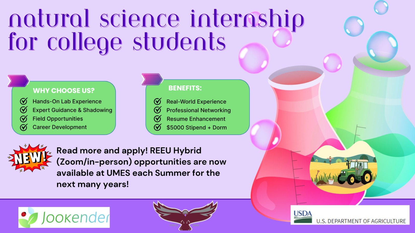 REEU Paid Internship in Natural Sciences for College Students at the University of Maryland Eastern Shore