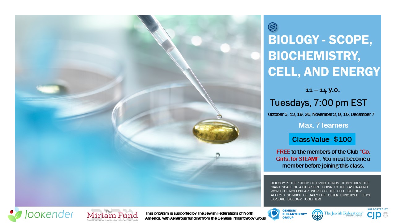 Biology - Scope, Biochemistry, Cell, and Energy