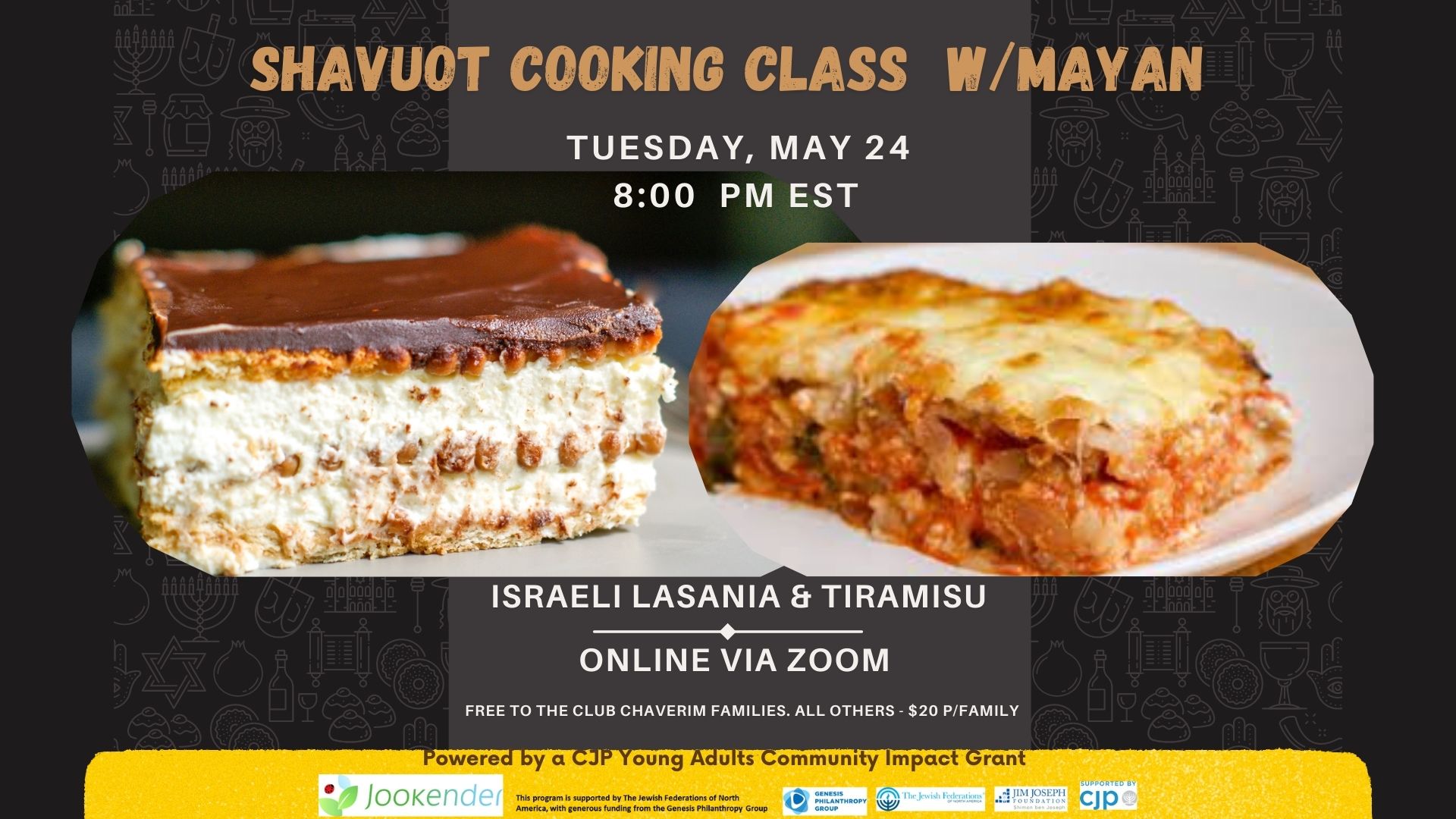 Shavuot Cooking Class