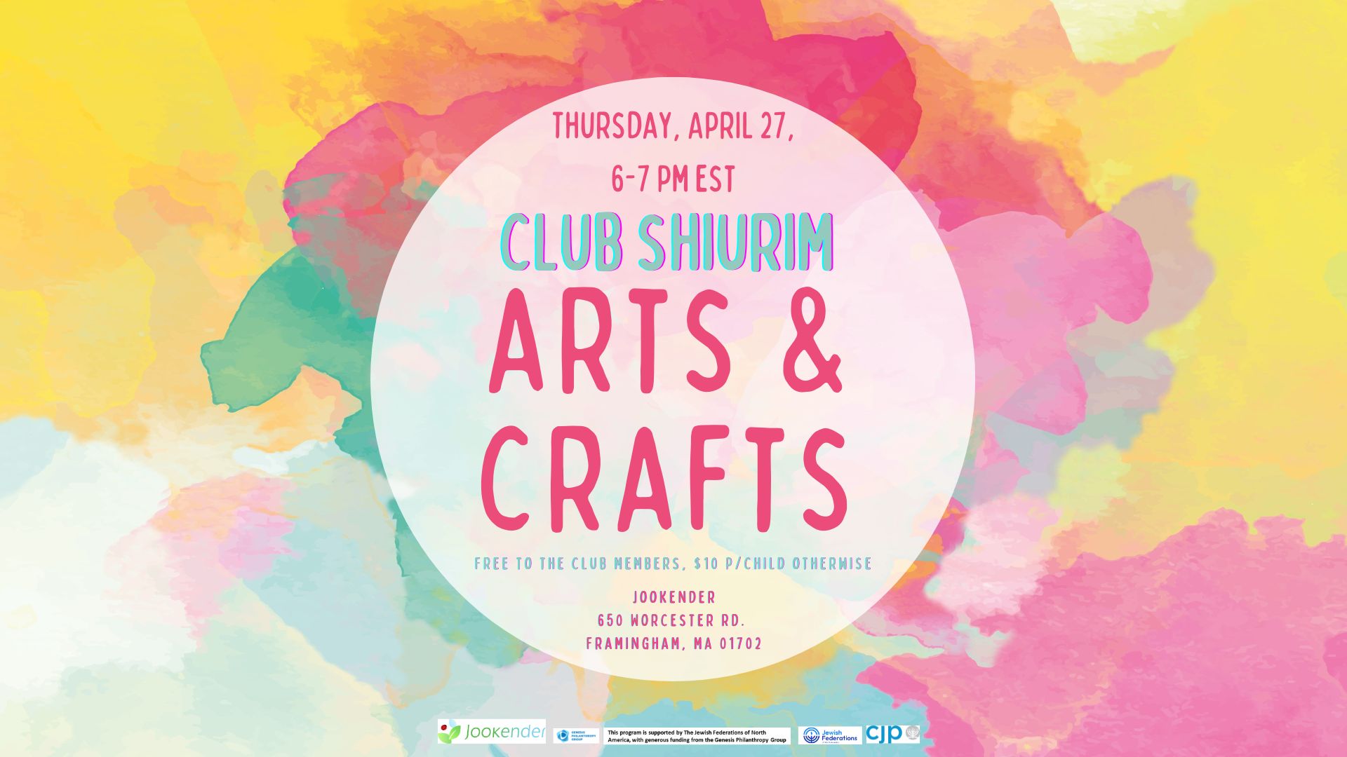 Club Shiurim Arts & Crafts