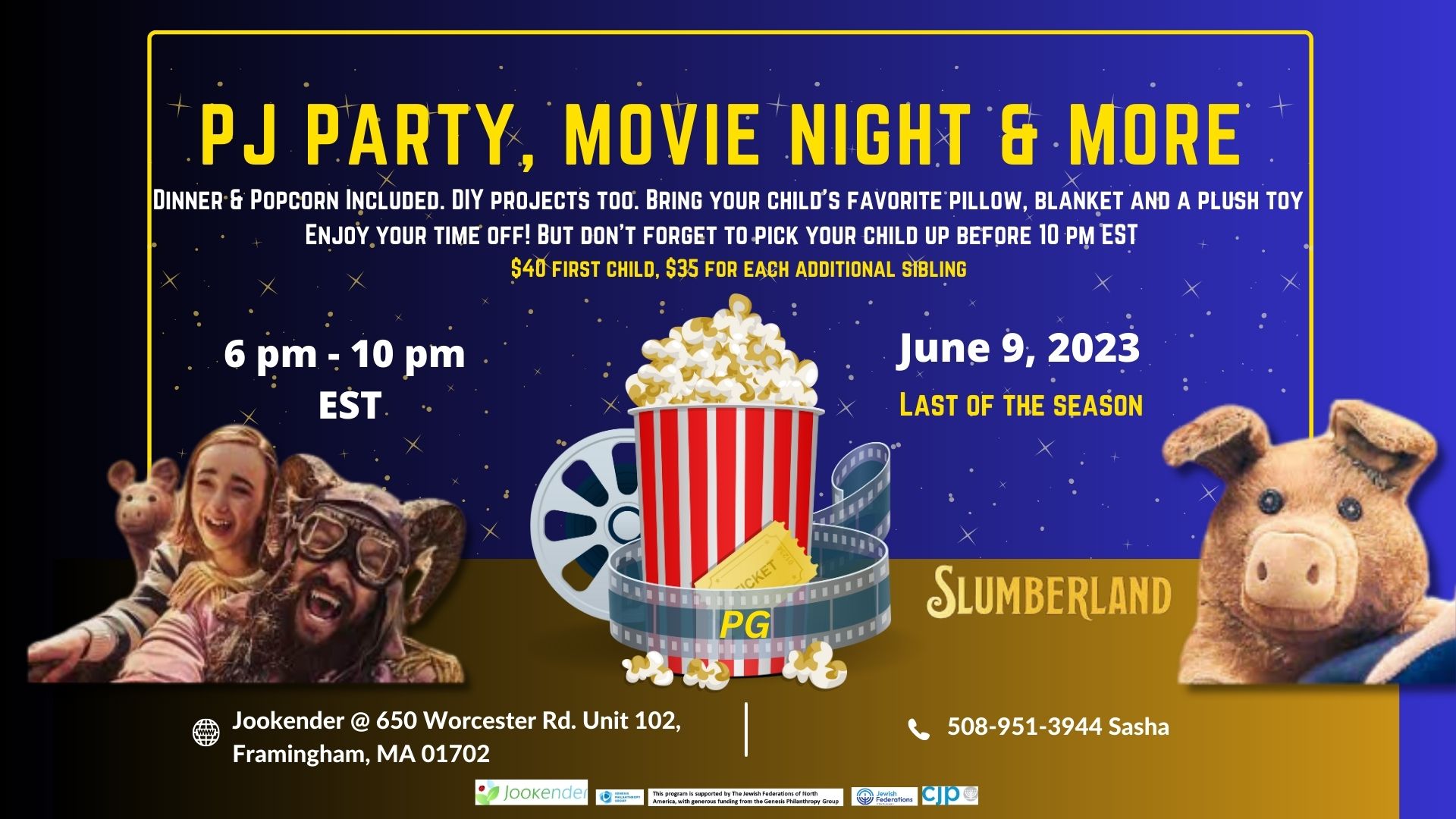 Slumberland - PJ Party, Movie Night & more