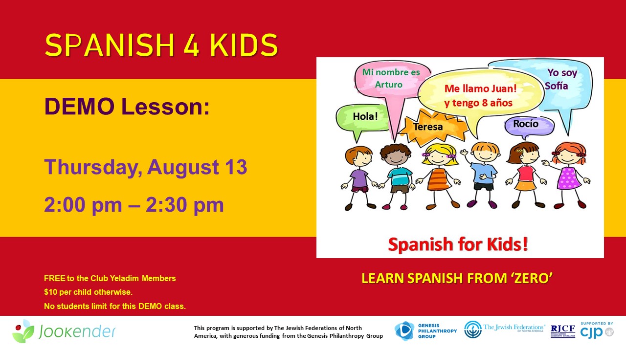 Spanish 4 Kids Demo Lesson