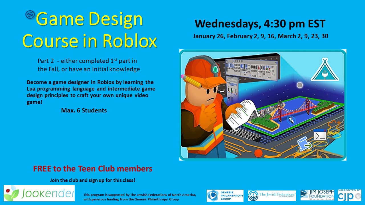 Game Design Course in Roblox