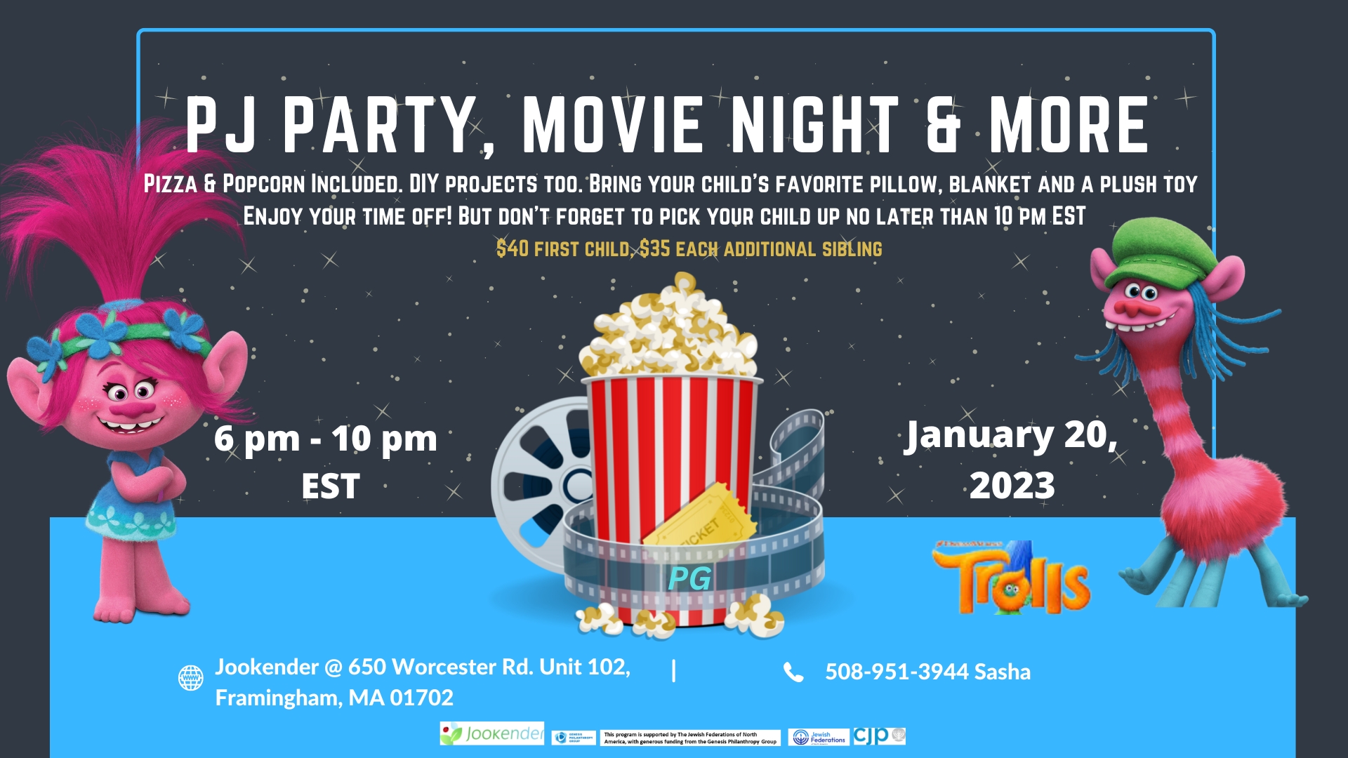 PJ Party, Movie Night & more