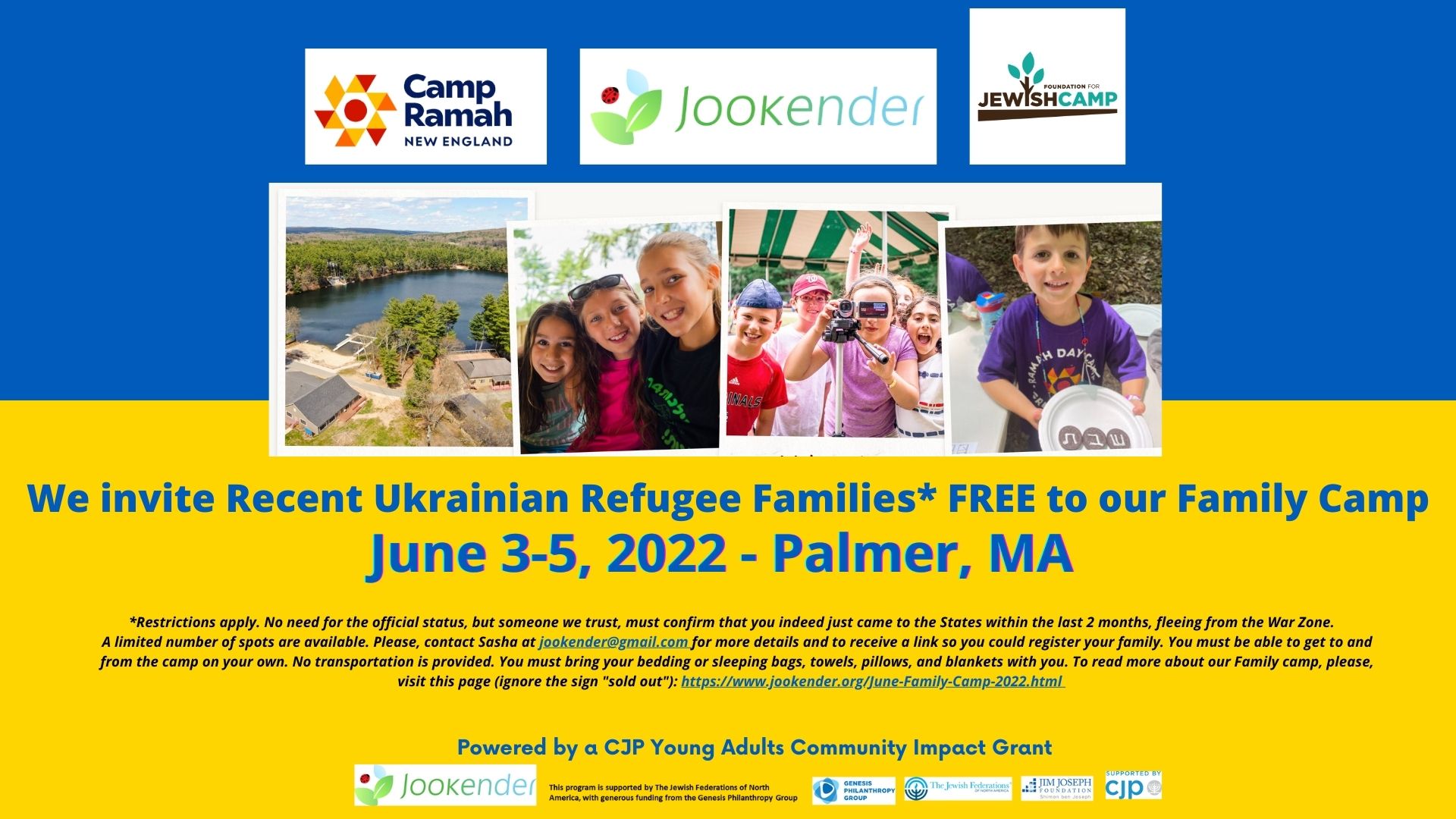 Jookender Family Camp Welcomes Ukrainian Families