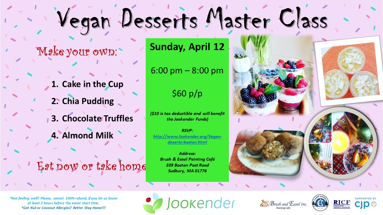 Vegan Deserts Master Class