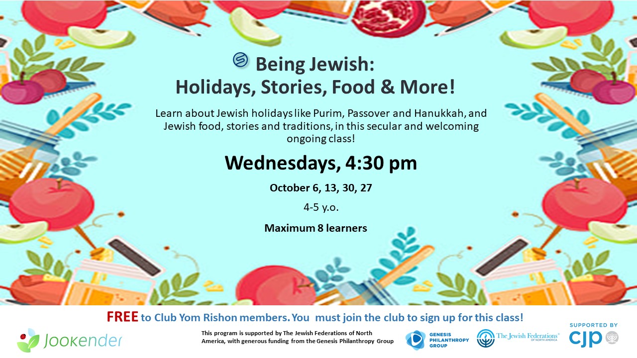 Being Jewish: Holidays, Stories, Food & More!