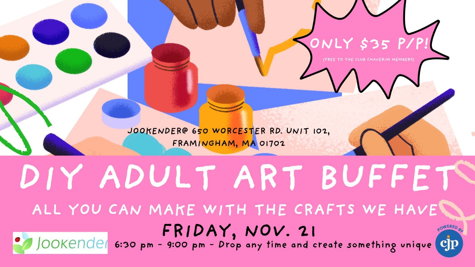 DIY Adult Art Buffet