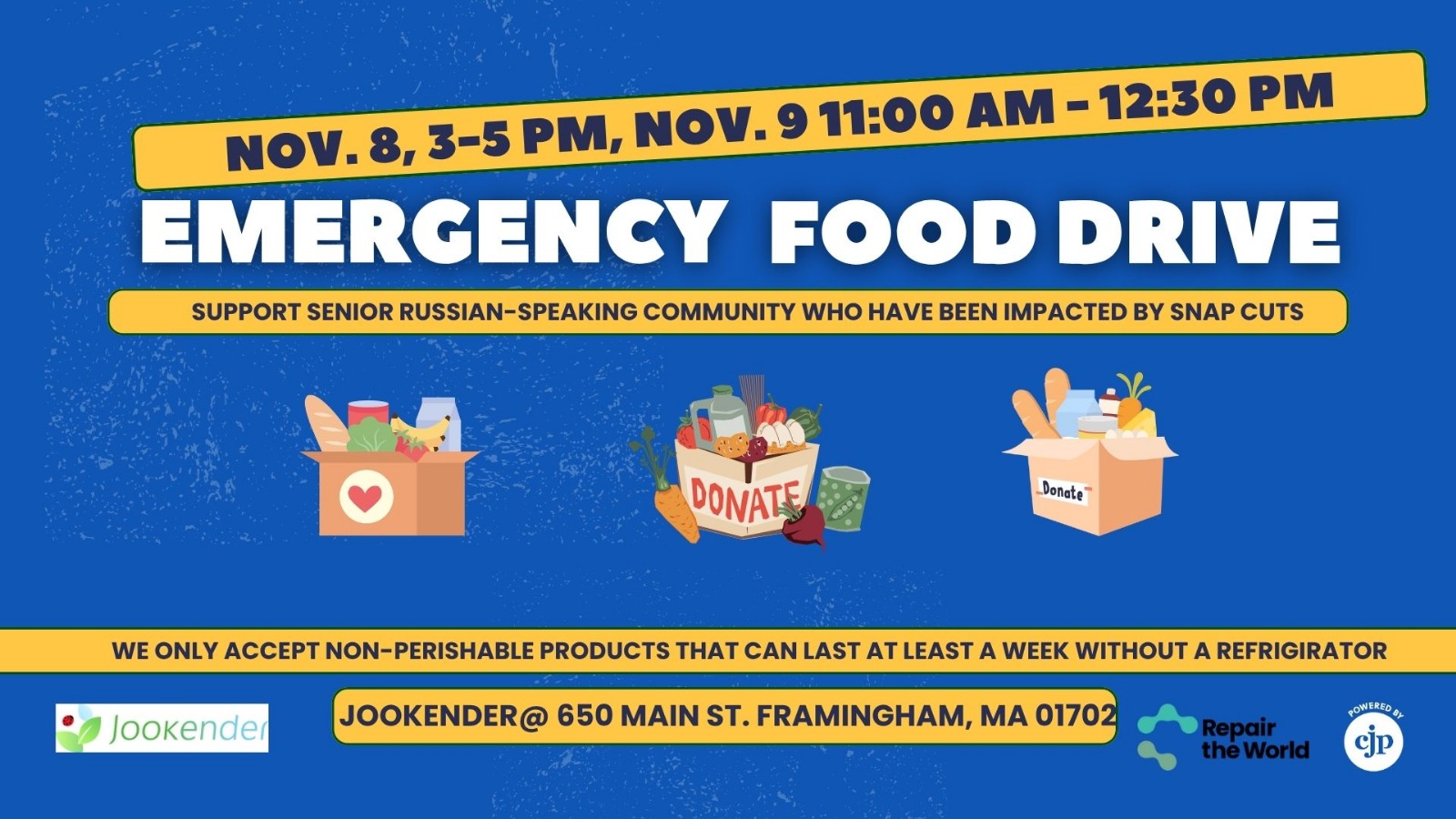 Emergency Food Drive