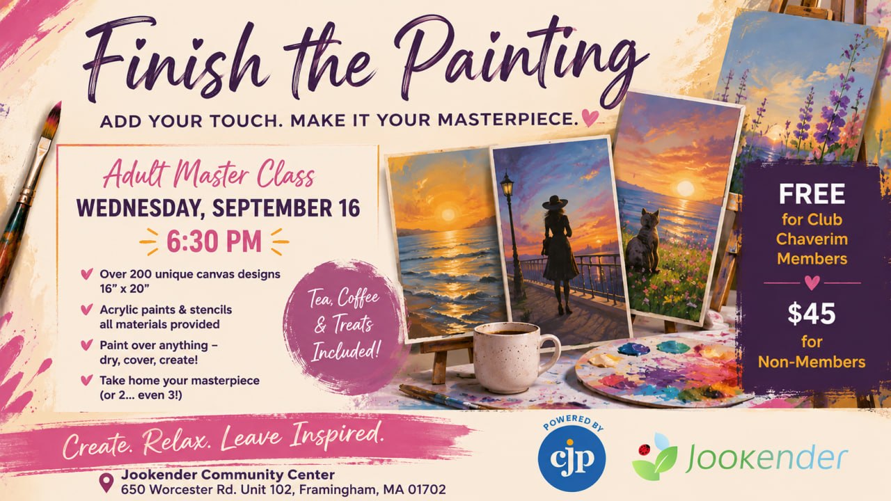 Finish the Painting: Adult Master Class