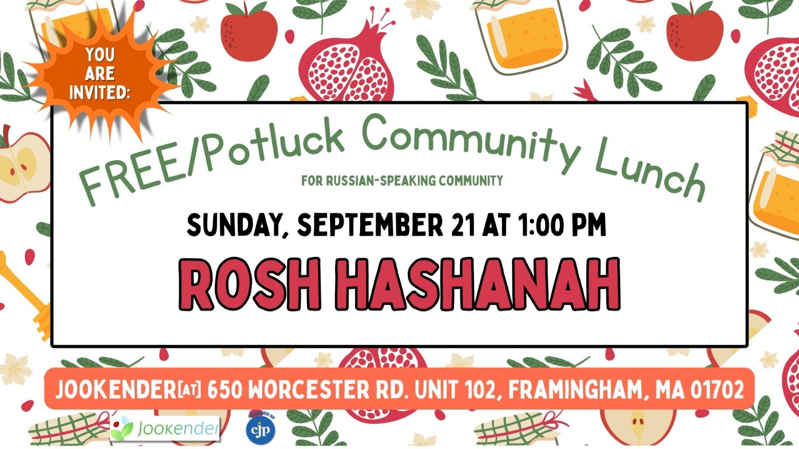 FREE/Potluck Community Lunch