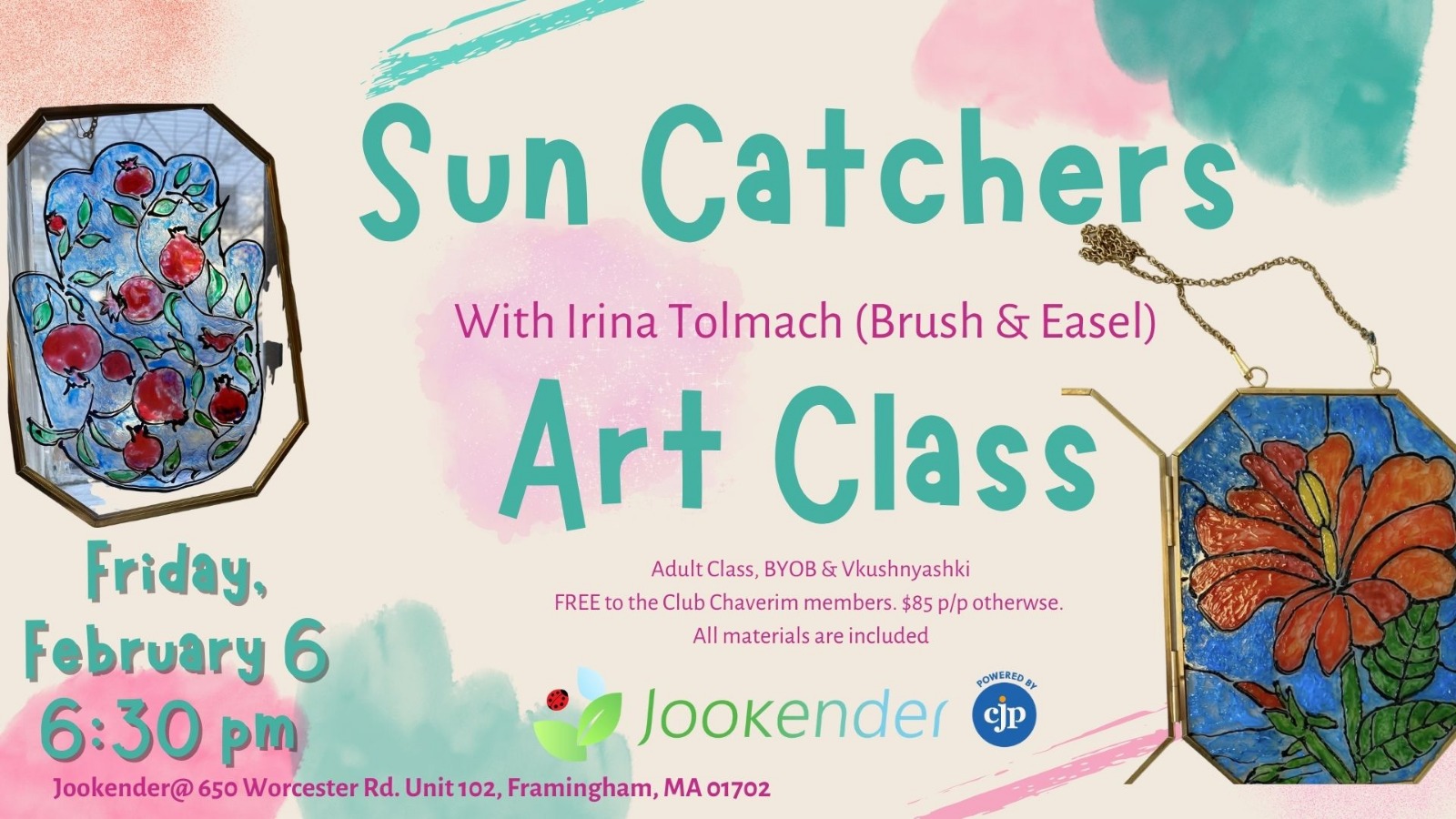 Sun Catchers Art Class