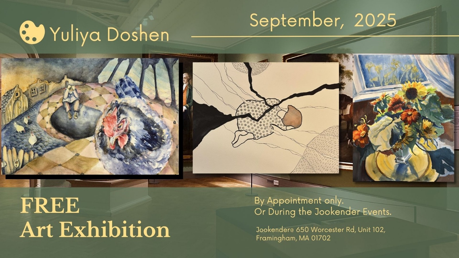 Yuliya Doshen - FREE Art  Exhibition